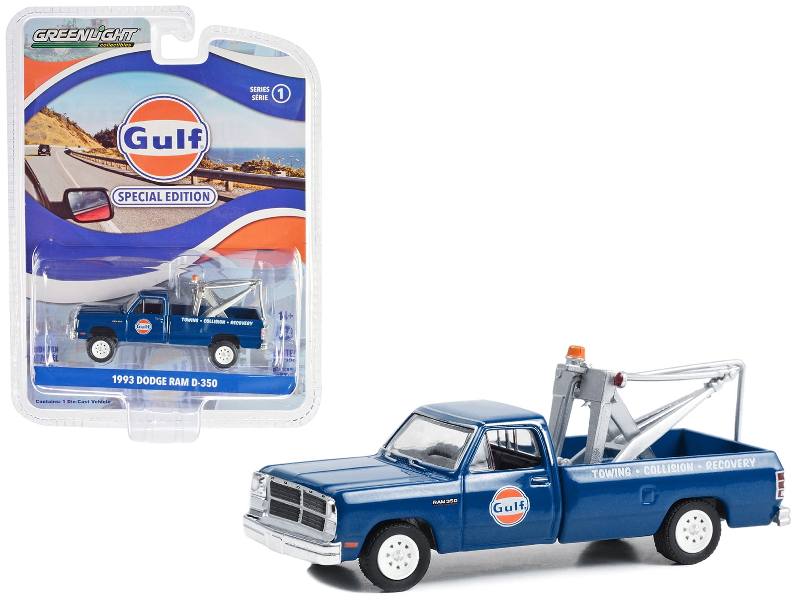 1/64 1993 DODGE RAM D-350 - GULF (SPECIAL EDITION)