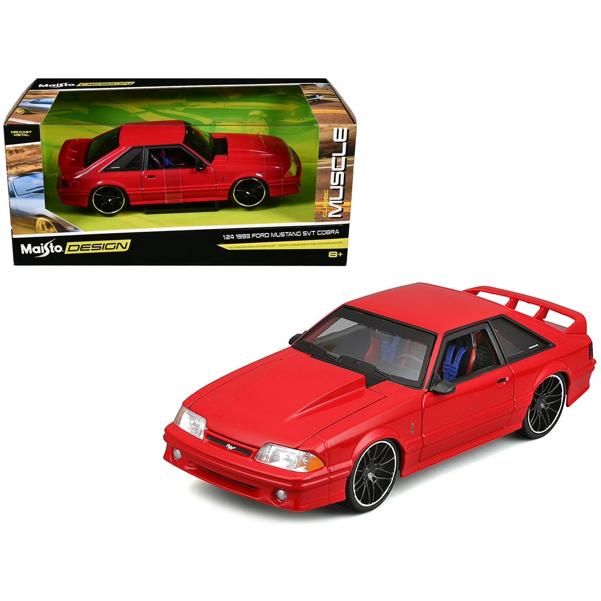 1/24 1993 FORD MUSTANG SVT COBRA - CLASSIC MUSCLE