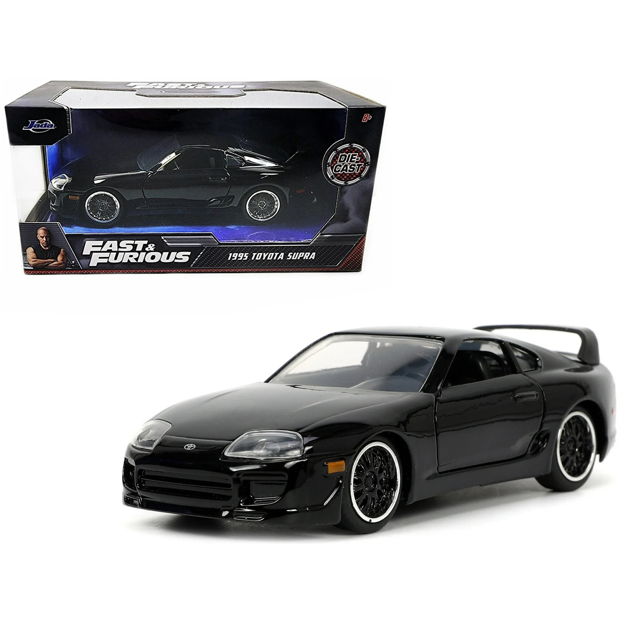 1/32 1995 TOYOTA SUPRA BLACK - FAST & FURIOUS