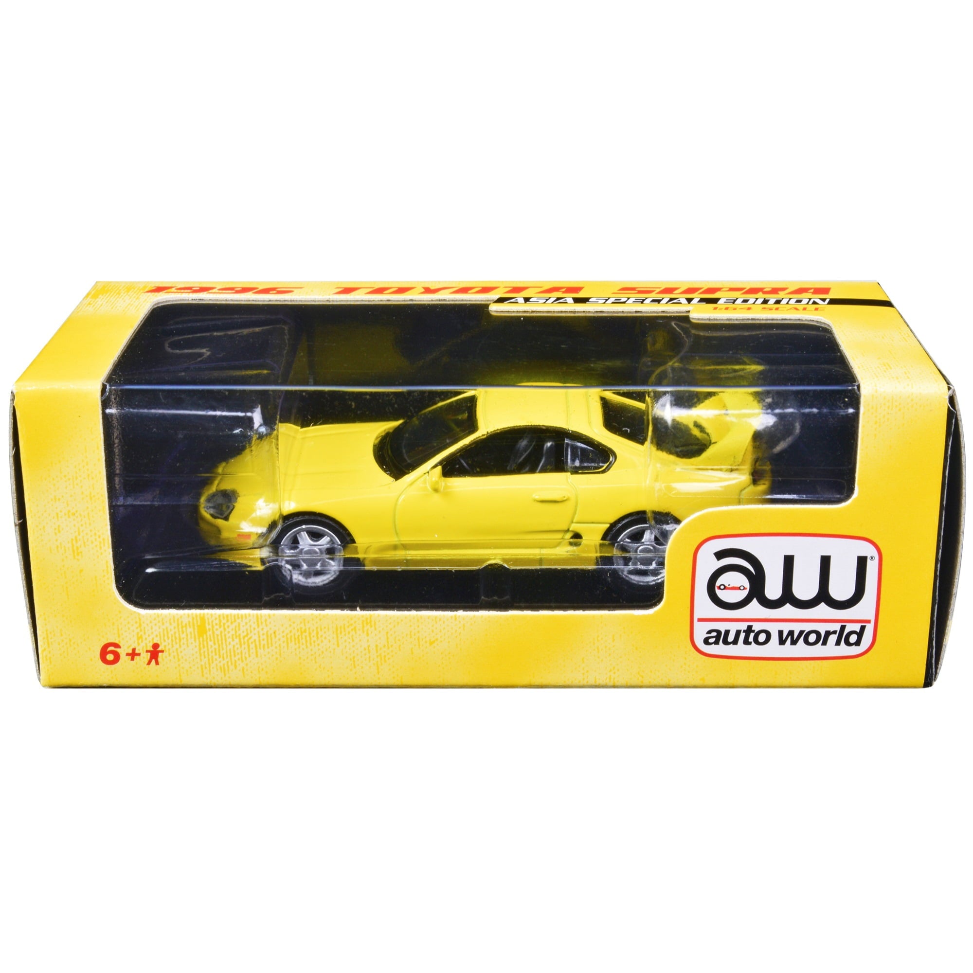 1/64 1996 TOYOTA SUPRA YELLOW - ASIA SPECIAL EDITION