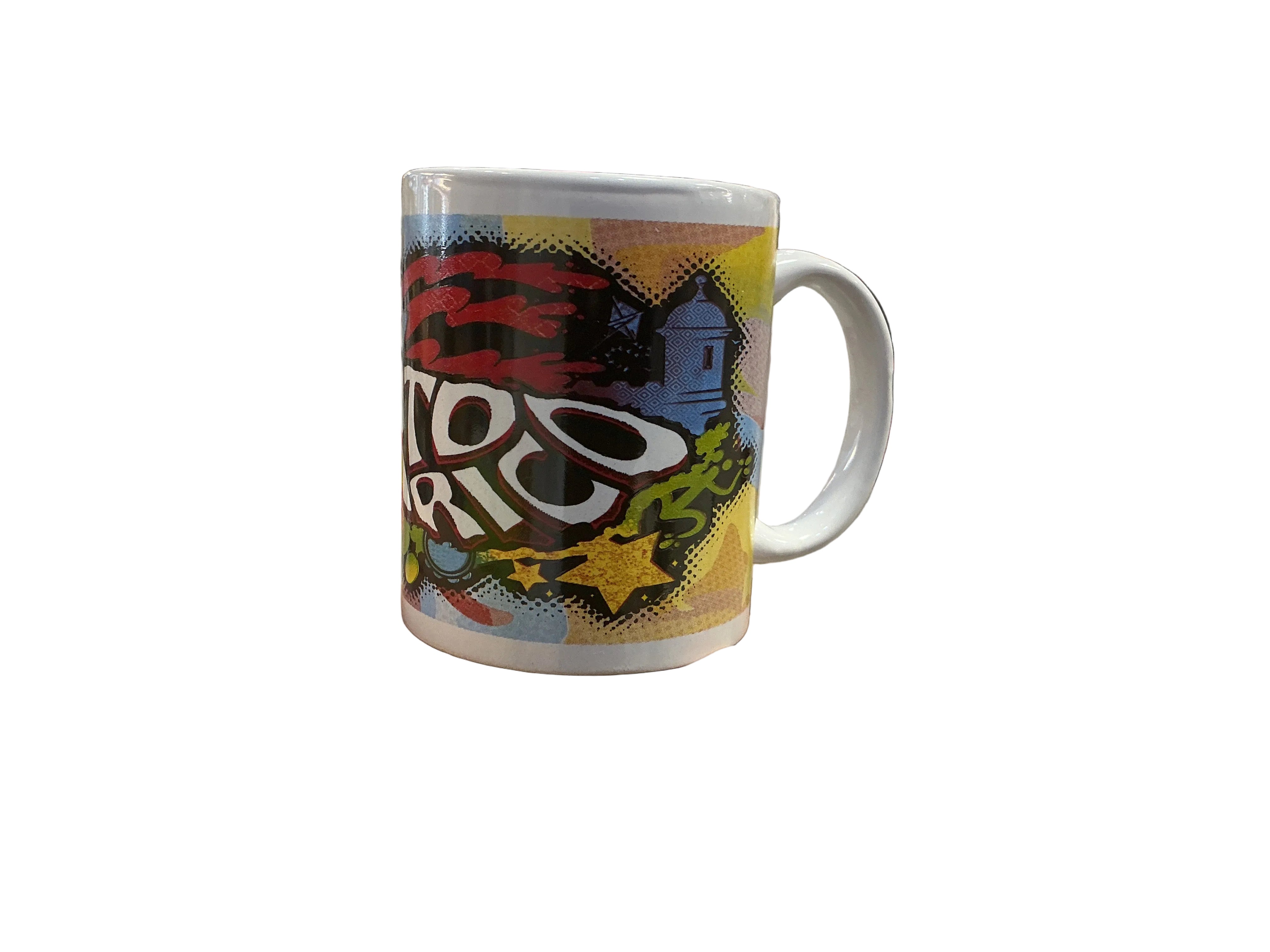 TAZA DE PUERTO RICO CON SIMBOLOS TAÍNO - PUERTO RICO MUG TAINO SYMBOLS
