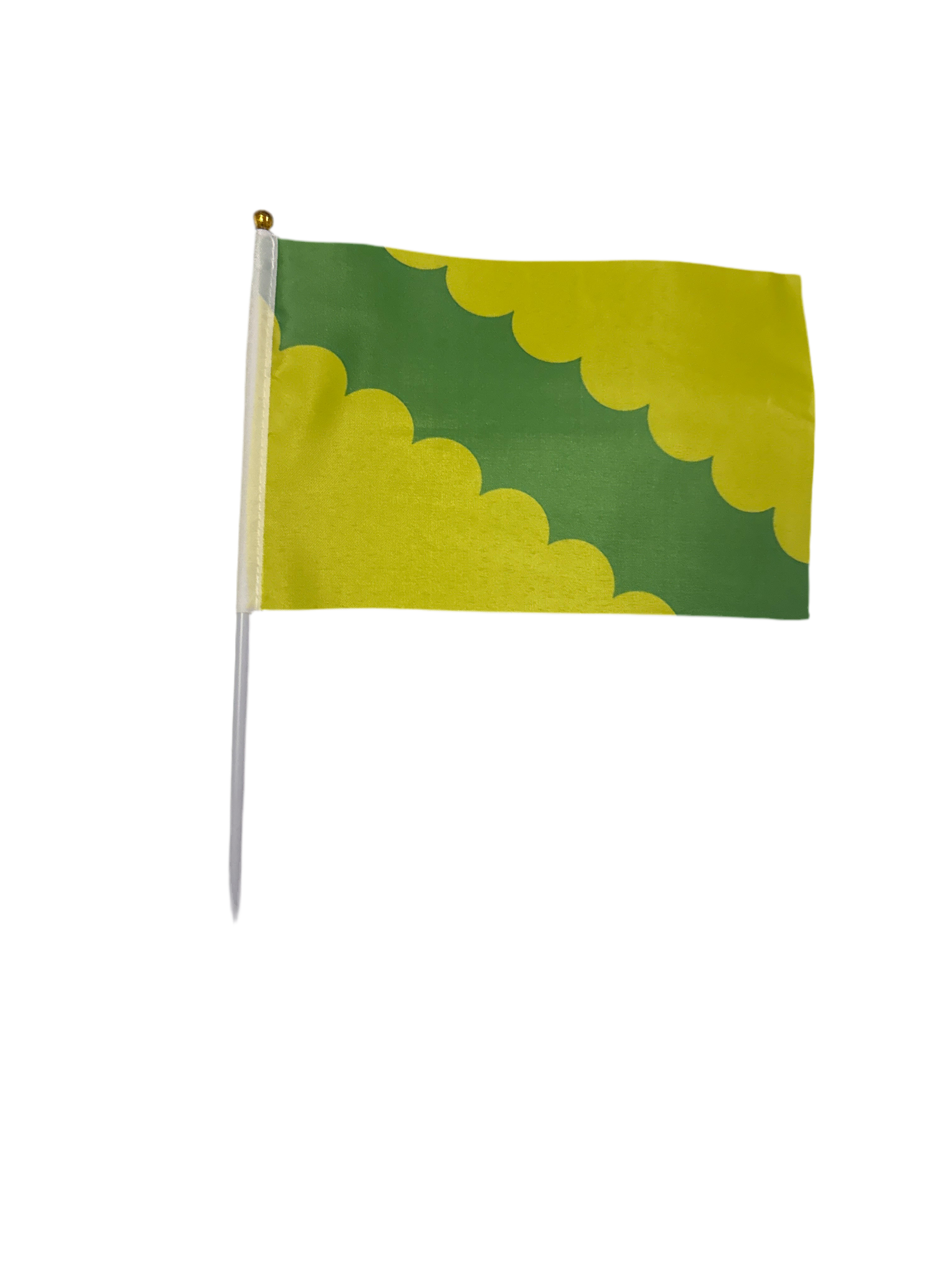 BANDERA DE VEGA BAJA 5.5” X 8”.