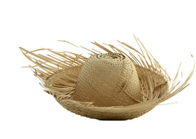 SOMBRERO PAVA TAMAÑO DE ADULTO - PUERTO RICO HAT JIBARO ADULT SIZE LARGE
