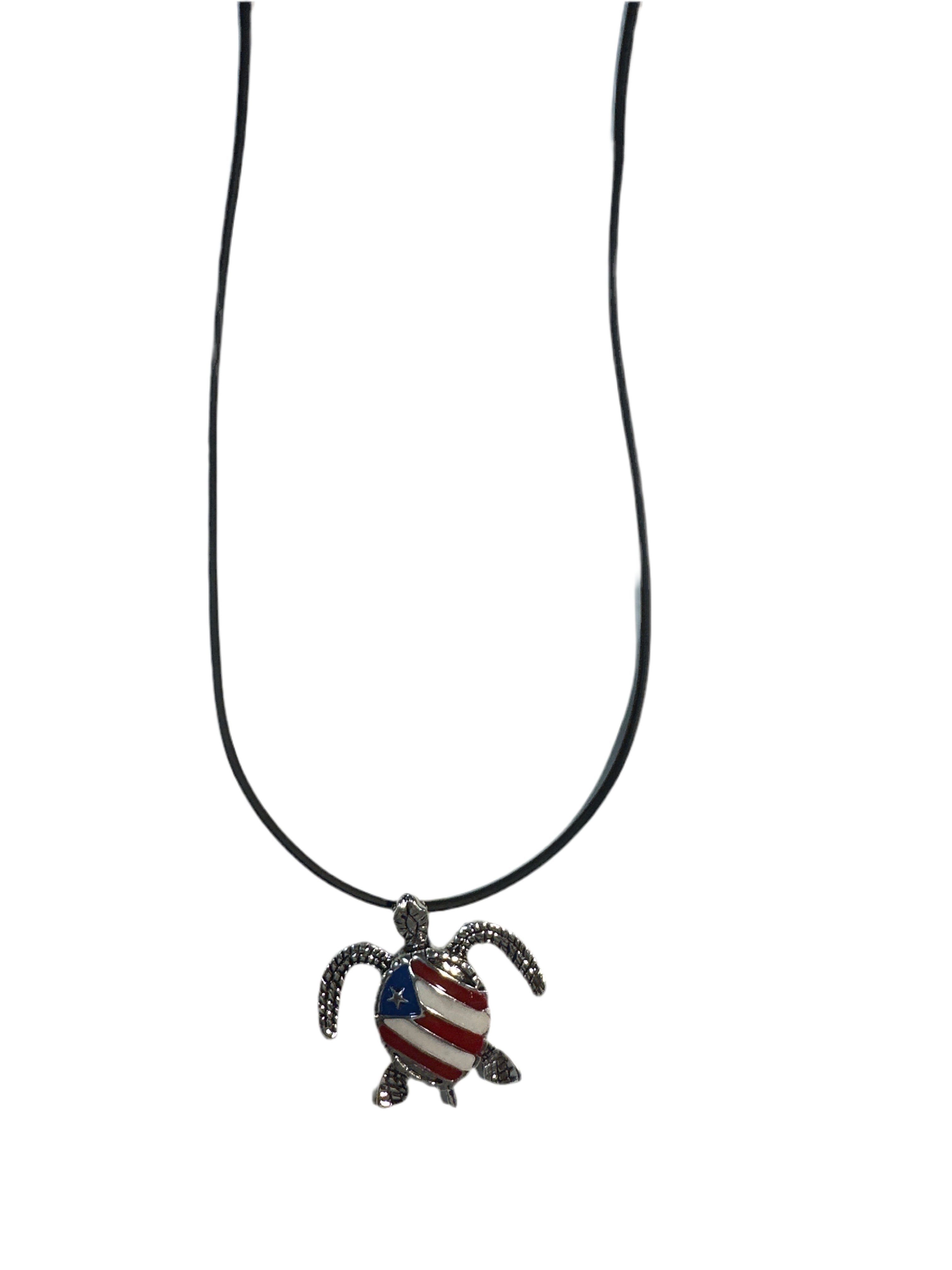 COLLAR A-3 TINGLAR CON BANDERA PUERTO RICO