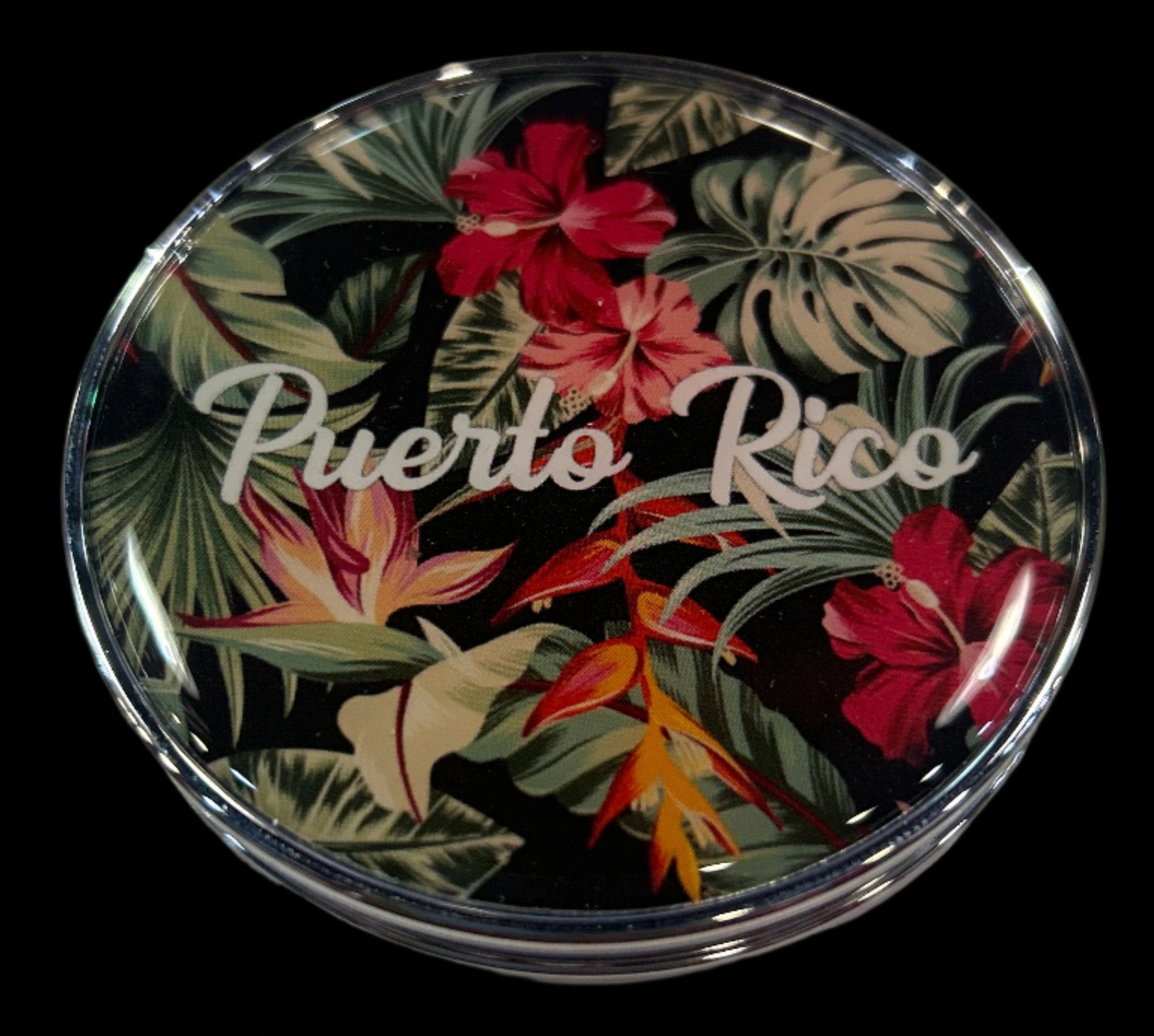 3.5" PUERTO RICO POCKET MIRROR