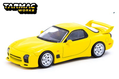 1/64 MAZDA RX-7 [FD3S] - MAZDASPEED A-SPEC (MICA AMARILLA DE COMPETICIÓN)