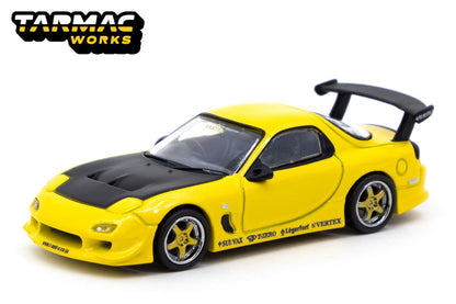 1/64 VERTEX MAZDA RX-7 FD3S (YELLOW METALLIC)