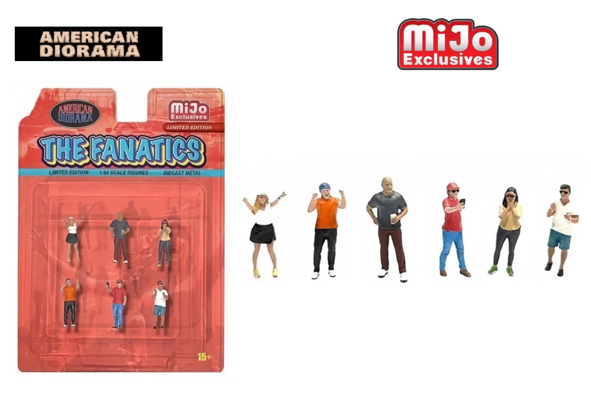 1/64 THE FANATICS SCALE DIORAMA FIGURES - AMERICAN DIORAMA