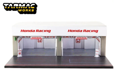 1/64 HONDA RACING PIT GARAGE DIORAMA - TARMAC WORKS