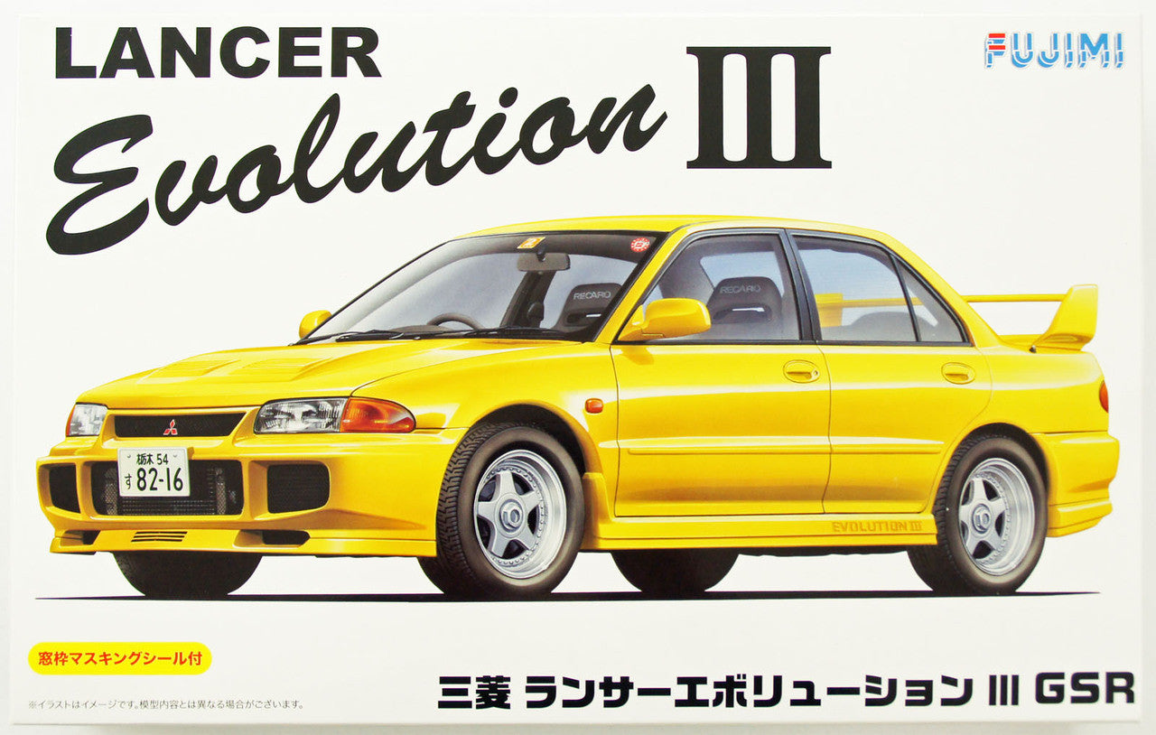 1/24 MITSUBISHI LANCER EVOLUTION III GSR  PLASTIC MODEL KIT