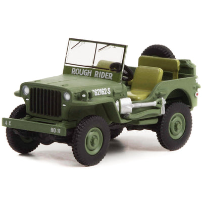 1:64 1942 WILLYS MB JEEP ROUFH RIDER EJÉRCITO DE EE. UU. SEGUNDA GUERRA MUNDIAL