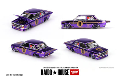 1/64 DATSUN 510 PRO STREET ANNIVERSARY EDITION - MINI GT KAIDO HOUSE