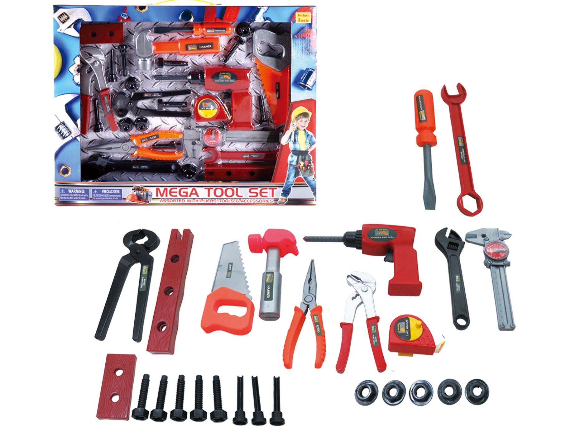 JUMBO TOOLS PLAY SET - ITEM #2159