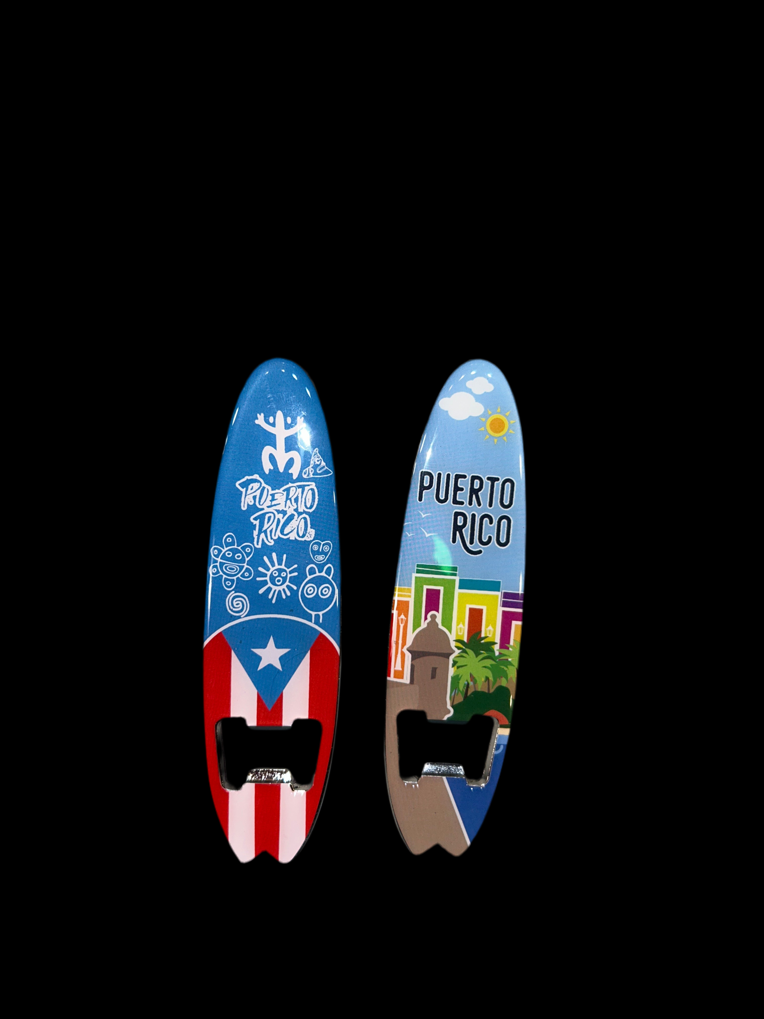 PUERTO RICO SURFING TABLE BOTTLE OPENERS MAGNETS