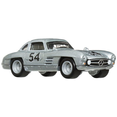1/64 MERCEDES-BENZ 300 SL &amp; 55' MERCEDES-BENZ BLAUES WUNDER - TRANSPORTE DEL EQUIPO