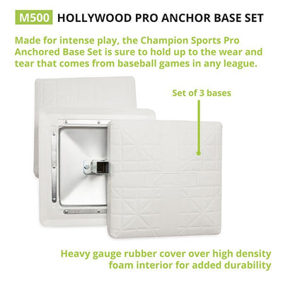 M500 PRO Baseball bases (SET de 3 bases)