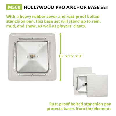 M500 PRO Baseball bases (SET de 3 bases)