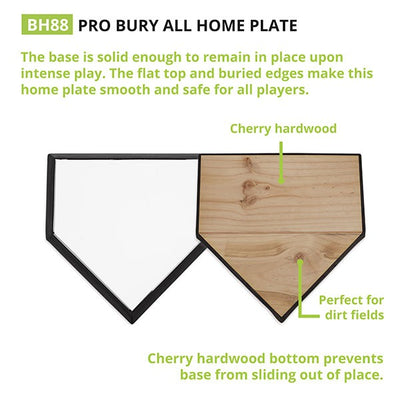BASEBALL - BASE DE HOME PLATE PRO BH88
