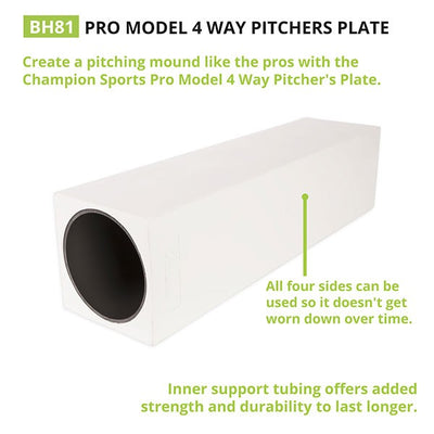 BASEBALL - 4 WAY PITCHERS PLATE BH81