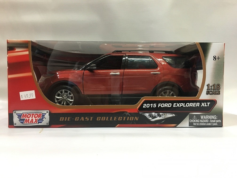 1:18 2015 Ford Explorer color rojo