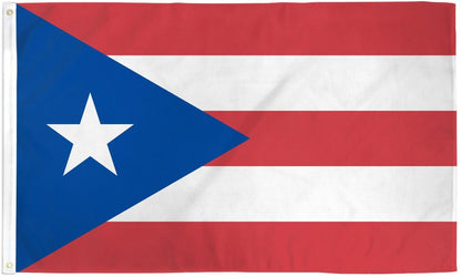 Bandera de Puerto Rico 2' x 3' en tela