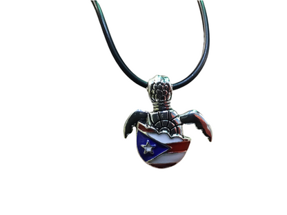 COLLAR (A-2)DE PUERTO RICO EN FORMA DE TORTUGA - PUERTO RICO NECKLACES TURTLE