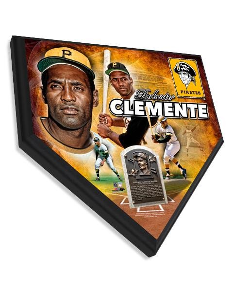 Roberto Clemente - Home plate plaque 11.5 X 11.5