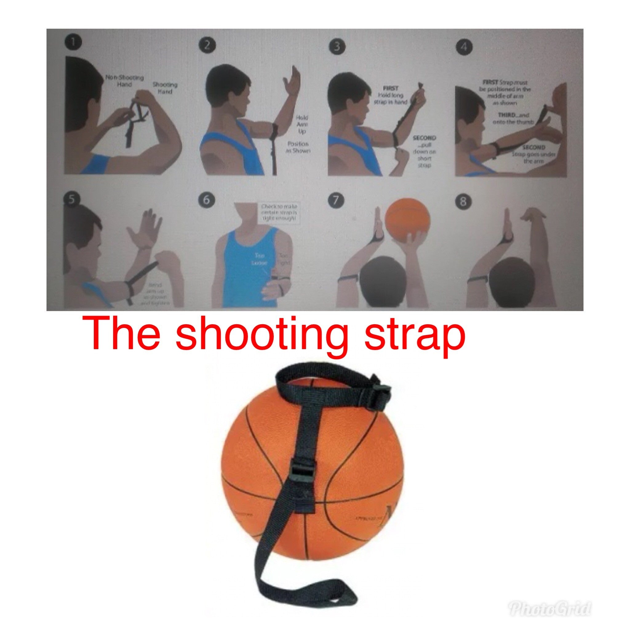 Baloncesto - “Basketball shooting strap”