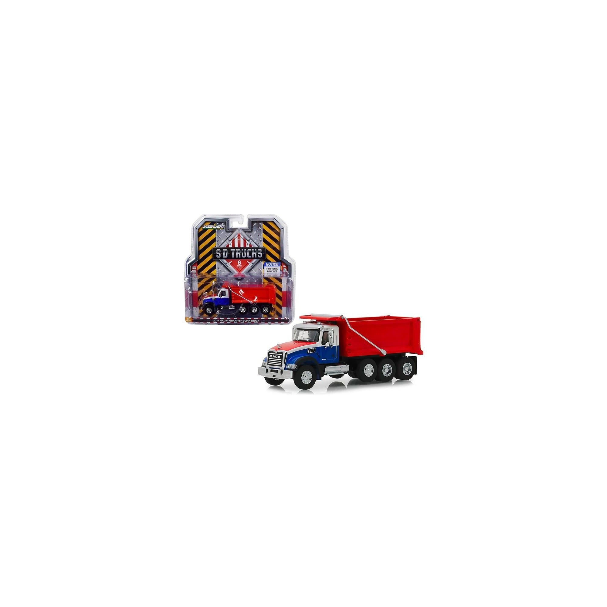 1:64 2019 Mack Granite Dump Truck