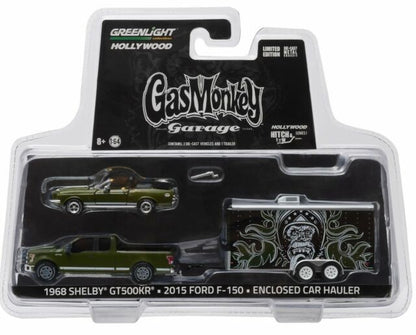 1:64 1968 Shelby GT500KR / 2015 Ford F-150 / Enclosed Car Hauler