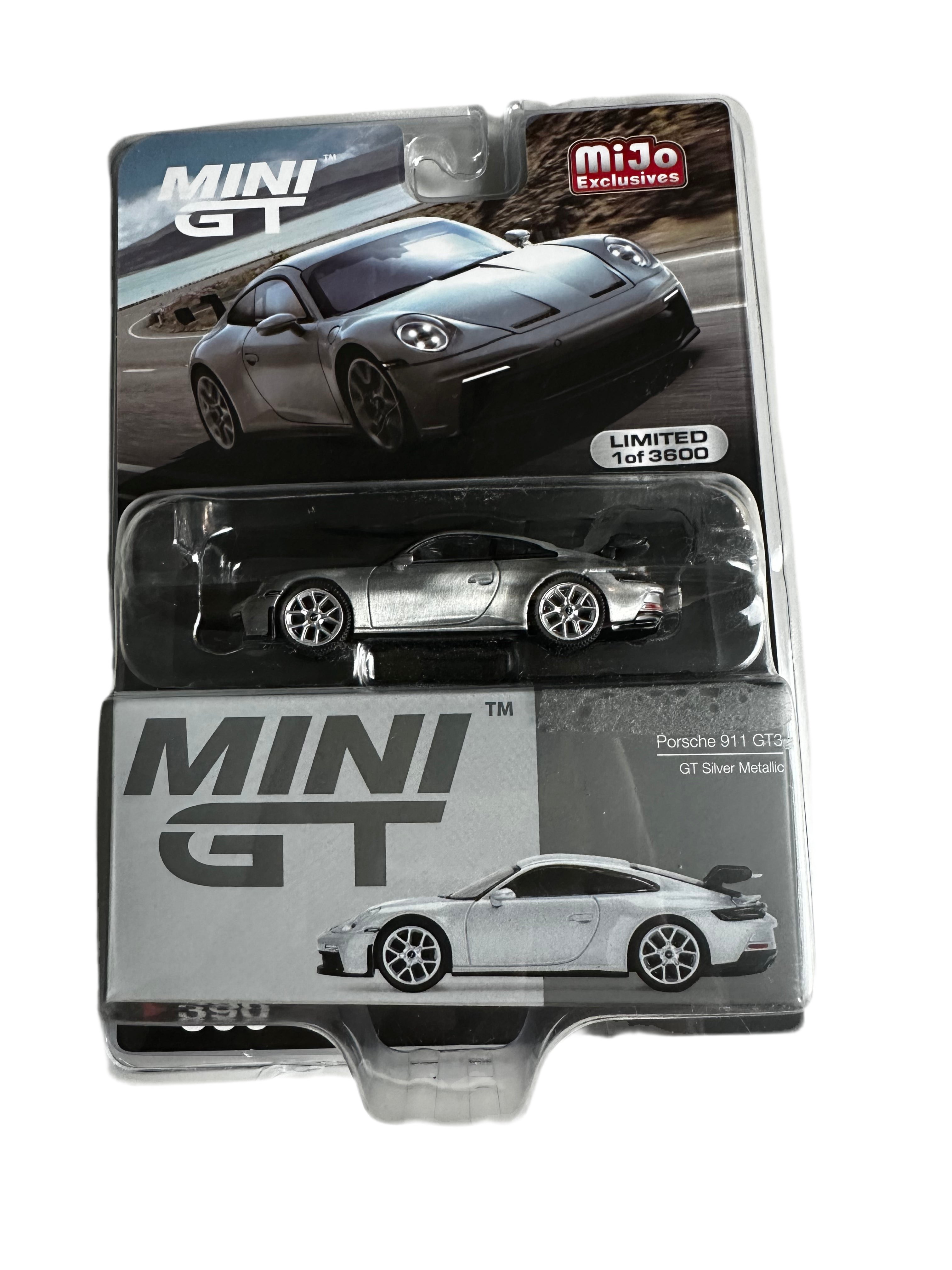 1/64 PORSCHE 911 GT3 - GT SILVER METALLIC “CHASE” (RAW EDITION)