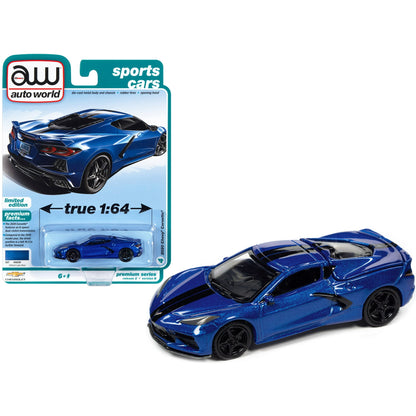 1/64 2020 CHEVY CORVETTE ELKHART LAKE BLUE METALLIC - SPORTS CARS