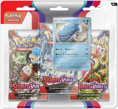 POKEMON TCG: SCARLET & VIOLET 3-PACK BLISTER (RAMDON PROMO)