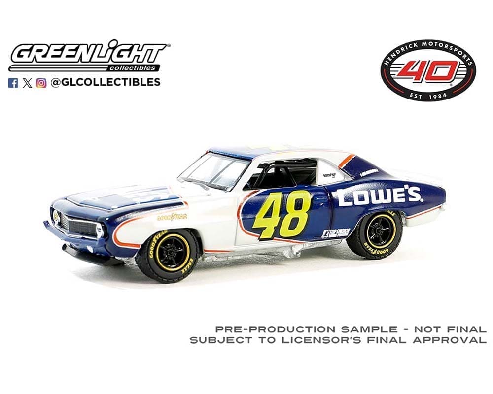 1/64 1969 CHEVY CAMARO JIMMIE JOHNSON # 48 LOWES LIVERY