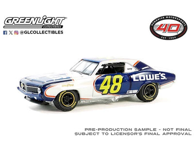 CHEVY CAMARO 1969 JIMMIE JOHNSON N.º 48, escala 1/64, decoración de Lowes