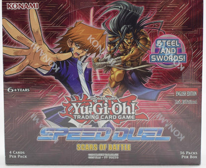 Yugioh Speed Duel booxter box- Scars of Battle