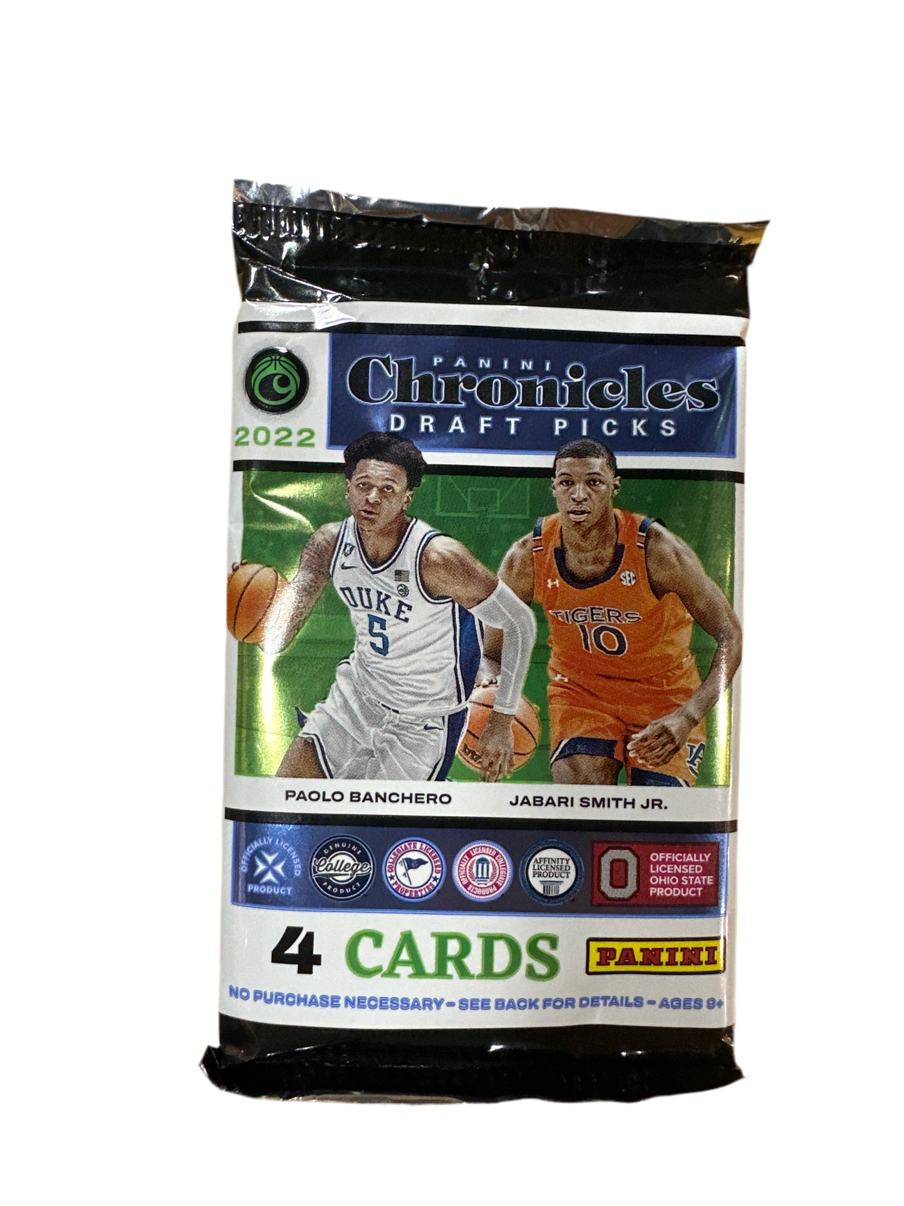 2022 CHRONICLES DRAFT PICK SINGLE PACK (4 CARDS) - PANINI