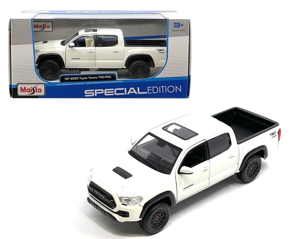 1/27 2023 TOYOTA TACOMA TRD PRO - WHITE