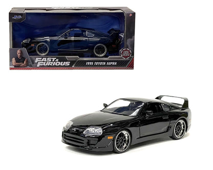 1/24 1995 TOYOTA SUPRA BLACK - FAST & FURIOUS