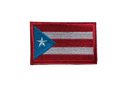 PARCHE DE BANDERA DE PUERTO RICO DE 3,5" X 2,5"