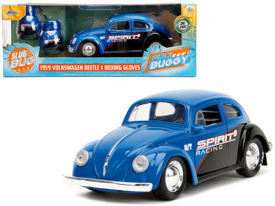 VOLKSWAGEN BEETLE 1959 A ESCALA 1/32 Y GUANTES DE BOXEO - PUNCH BUGGY