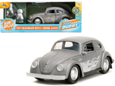 VOLKSWAGEN BEETLE 1959 A ESCALA 1/32 Y GUANTES DE BOXEO - PUNCH BUGGY