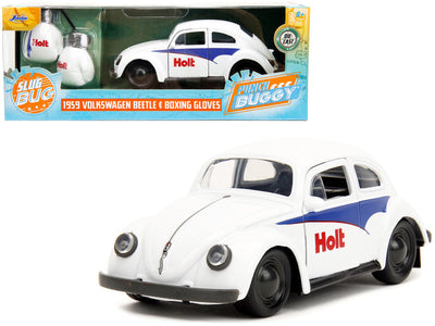 VOLKSWAGEN BEETLE 1959 A ESCALA 1/32 Y GUANTES DE BOXEO - PUNCH BUGGY
