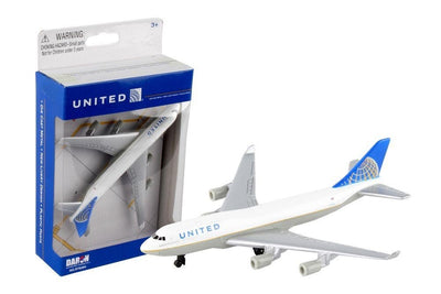 Avión a escala United 747
