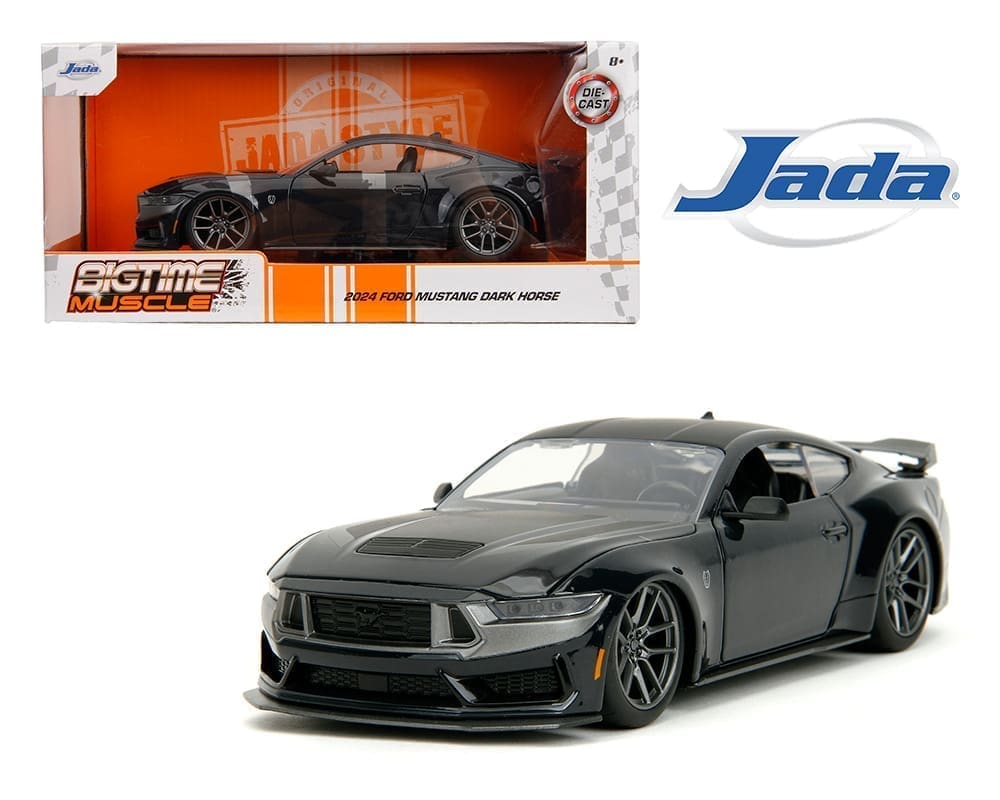 1/24 2024 FORD MUSTANG DARK HORSE -BLUE EMBER - BIG TIME MUSCLE