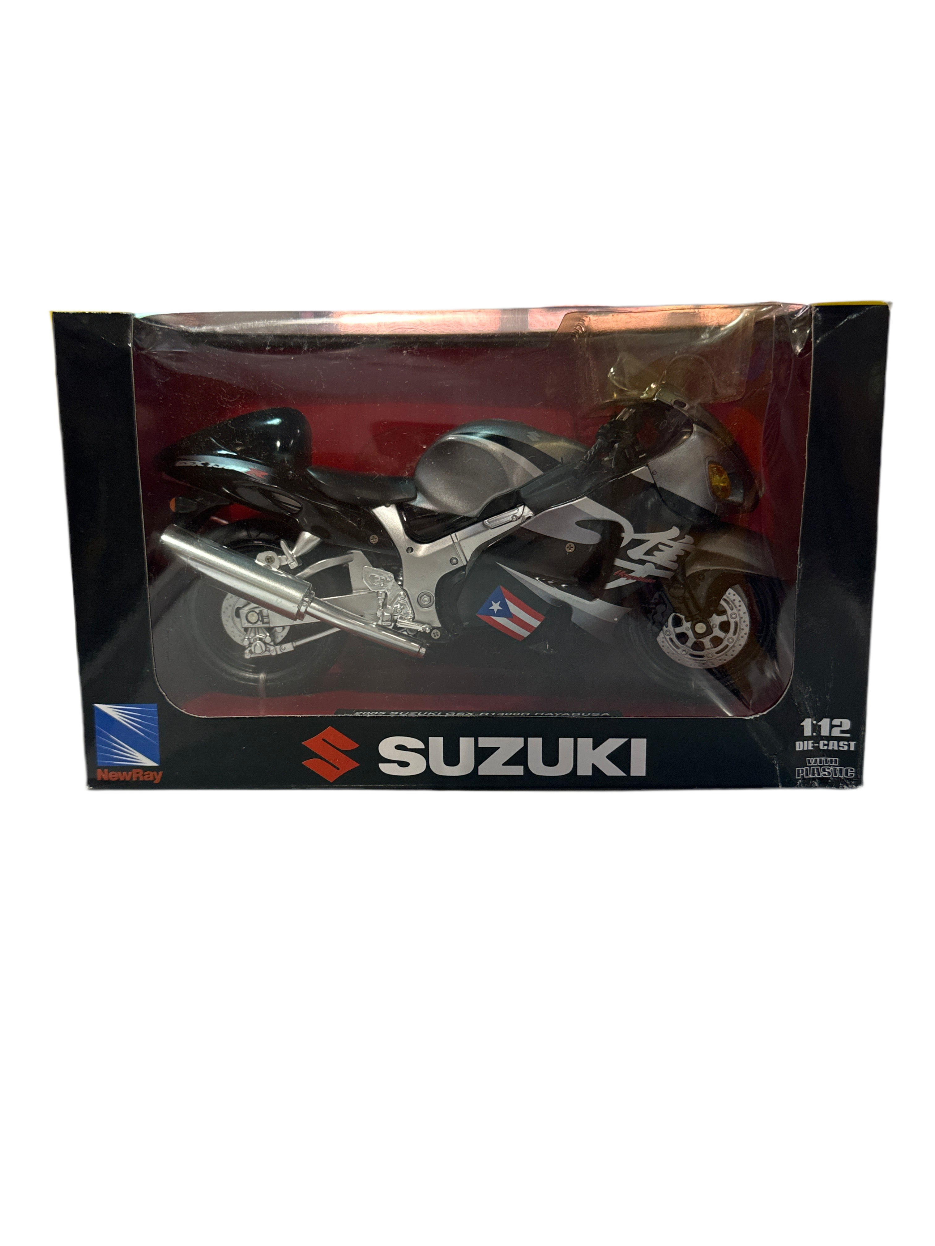 1/12 MOTORA SUZUKI GSX-R1300R HAYABUSA BLACK & GRAY