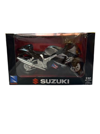 1/12 MOTO SUZUKI GSX-R1300R HAYABUSA NEGRO Y GRIS