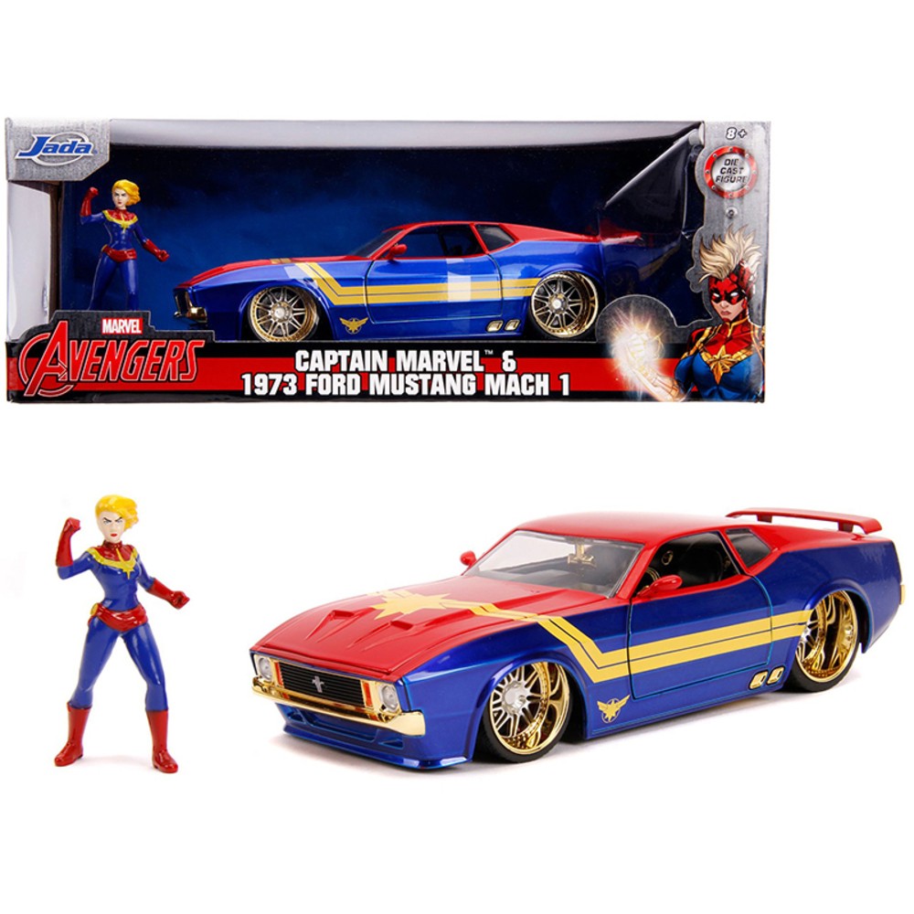 Captain Marvel & 1973 Ford Mustang MACH 1