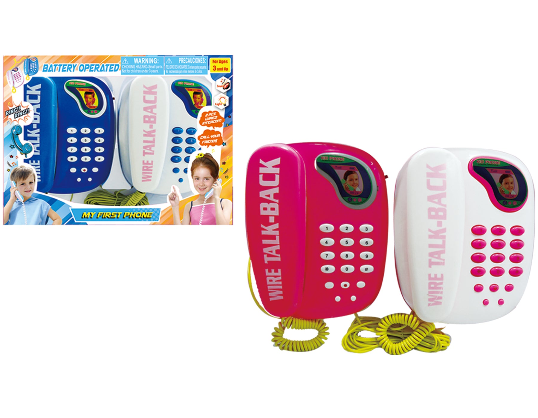 TELEPHONE PLAY SET (BATTERY OPERATED) - ITEM #3616