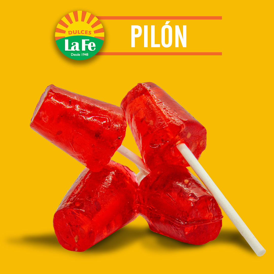 DULCE TIPICO PALETA DE ANIS PILONES (ANISE LOLLIPOP) - 10 PER PACK